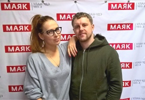 Светлана Полянская и Александр Кузнецов на радио «Маяк»