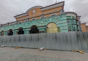 Ремонтные работы в театре имени Бестужева.